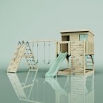 Polarplay - tour de jeux aksel vert 415 x 469 cm balan�oire pour enfants