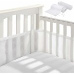 Tour de lit 4 cts tour de lit lit bb cradle protector baby respirant anti - collisio pour la maison ...