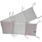 Tour de lit adaptable esprit enchant lilas 30x180 cm