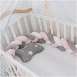 Promotion tour de lit bb?1. 5m tour de lit coussin serpent coussin tresse pare - chocs velours protection ...