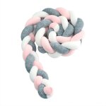 Tour de lit bb - 3 tissage bb coussin serpent tress pare - choc velours protection lit bumper ppinire ...