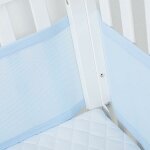 Tour de lit pour b�b� - 4 c�t�s - doublure en maille 3d sans danger pour la circulation de l'air