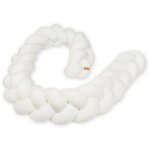 Tour de lit - coussin de tour de lit - coussin de tresse de serpent de lit - 3, 5 mtres - crme