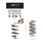 Home equipement - tour de rangement pour dosettes dolce gusto, nespresso, tassimo. . . 50932 pour cafetire ...