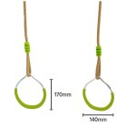 Jeu d'anneaux pour portique h190 - 250cm Jeu d'anneaux pour portique h190 - 250cm