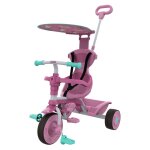 Tp toys - tricycle licorne 4 en 1 rose 85x48x101 cm