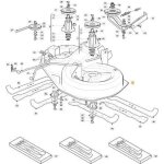 Tracteur de pelouse original castelgarden summer 4092 h plateau de coupe nu