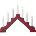 Trading lustre de fentre ada de trading, bougeoir avec 7 ampoules e10 blanc chaud, dcoration de nol ...