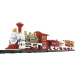 F��ric lights and christmas ? train de no�l 16 pi�ces ? dimensions 74x104 cm ? locomotive �lectrique ...