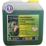 Traitement surodorant pour cassettes wc biowater green - matt chem