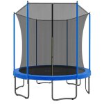Trampoline Ø183cm - jardin - trampoline d'extérieur - charge maximale 50 kg - enfant - bleu Trampoline Ø183cm - jardin - trampoline d'extérieur - charge maximale 50 kg - enfant - bleu