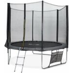 Trampoline 305cm - mars xxl gris - avec filet de protection. �chelle. b�che. filet pour chaussures. kit ...