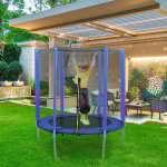 Yongqing - trampoline extérieur pour enfants de 1, 524 m de diamètre, équipement de jardin, filet de ... Yongqing - trampoline extérieur pour enfants de 1, 524 m de diamètre, équipement de jardin, filet de ...