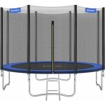 Trampoline ext�rieur enfant diam�tre 305 cm, filet de protection externe, coussins de s�curit�, �chelle, ...