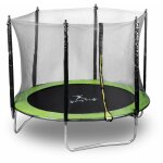 Trampoline de jardin - diamètre 244 cm - 100 kg - filet Trampoline de jardin - diamètre 244 cm - 100 kg - filet