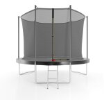Jump4fun - trampoline de jardin ø 305 cm - 10ft - filet intérieur, matelas de protection et echelle Jump4fun - trampoline de jardin ø 305 cm - 10ft - filet intérieur, matelas de protection et echelle
