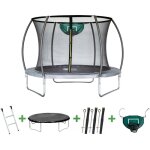 Habitat et jardin - trampoline avec filet int�rieur 'jumper' - � 3, 05 - gris