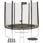 Trampoline rond �250cm avec filet, �chelle, kit d'ancrage et b�che de protection ralli 250 - kangui