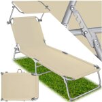 Tectake - transat en acier pliable r�sistant et anti - uv