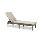 Transat bain de soleil - allibert by keter - jaipur - rsine imitation rotin tress - cappuccino - dossier ...