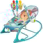 Transat balancelle b�b�, chaise berceuse pour b�b� , avec ceinture de s�curite avec jouets educatif, ...