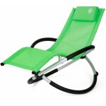 Transat  bascule enfant - o'kids - vert - dimensions : 128 x 58 x 65cm
