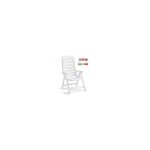 Scab - transat en r�sine cinq positions quintilla blanc 108x67x h60 cm