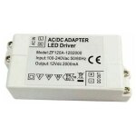 Transformateur d'alimentation 24 w 12 v ? adaptateur convertisseur de pilote led � tension constante ...