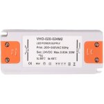 Memkey - transformateur d'alimentation led - 20w, 12v dc, 1. 67a - tension constante pour les bandes ...