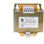 Transformateur d'isolement, vin 230 v ac, 245 v ac, 400 v ac, 415 v ac, vout 230v c. a. , 200va, sorties ...