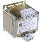 Rs pro - transformateur d'isolement, vin 230 v ac, 245 v ac, 400 v ac, 415 v ac, vout �24v c. a. , 100va, ...