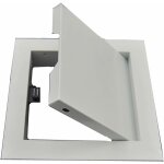 Zvd - trappe de visite en acier laquée blanche - murs et plafonds 25 x 25cm avec aimant Zvd - trappe de visite en acier laquée blanche - murs et plafonds 25 x 25cm avec aimant