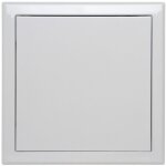 Trappe de visite m�tallique laqu�e blanche semin 500 mm x 500 mm - ouverture poussez / l�chez - acc�s ...