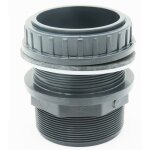 Travers�e de paroi pvc 2 pouce 1 / 2 pouce ou collage tuyau de � 63 mm, pn10. - jardiboutique