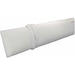 Traversin grand luxe : mousse � m�moire de forme, d�houssable - 135x40 cm
