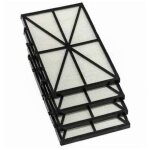 Treetalk - tre applicable lot de 4 panneaux filtres pour robot tiger shark - rcx70101pak2 - noir accessoire ...