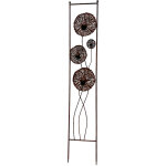 Treillage jardin fer pistillus 126x23x2cm