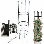 Treillis de balcon cadre grimpant clematis moon climbing plant flower holder outdoor indoor gardening ...