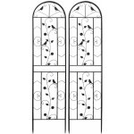 Unho - treillis jardin 2 pcs treillis pour plantes grimpantes metal à planter grille arceaux rosiers ... Unho - treillis jardin 2 pcs treillis pour plantes grimpantes metal à planter grille arceaux rosiers ...