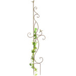Treillis en m�tal 135 cm 93999 aide � l'escalade fiche de sol support de fleurs colonne de treillis - ...