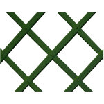 Treillis plastique 1x2m couleur vert profil� de lattes 22x6mm