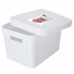 Tresice france - curver 04743 - n23 - 01 infinity bo�te � rangement avec couvercle plastique blanc 36, ...