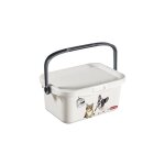 Tresice france - curver - bote  nourriture et  friandises pour animaux, contenant  croquettes 3l ...