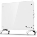 Tresko radiateur lectrique blanc 2000w convecteur en verre convecteur radiateur mural radiateur en verre ...
