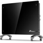 Tresko radiateur électrique noir 1500w convecteur en verre convecteur radiateur mural radiateur en verre ... Tresko radiateur électrique noir 1500w convecteur en verre convecteur radiateur mural radiateur en verre ...