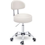 Tresko tabouret roulant beige avec dossier tabouret de travail tabouret pivotant tabouret cosmétique ... Tresko tabouret roulant beige avec dossier tabouret de travail tabouret pivotant tabouret cosmétique ...