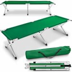Tresko xxl lit de camp pliable pour camping vert 190 x 64 x 44 cm tubes m�talliques - charge maximal ...