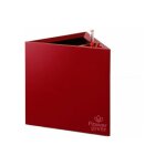 Triangle pot auto irrigant - 14x14x14cm - rouge - flower lover