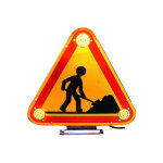 Triangle triflash � led - hauteur 500 mm - classe 2