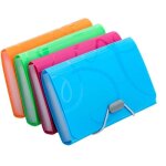 Trieur extensible 4pcs a6 taille petit portable 13 pochettes organisateur de document multicolore accordéon ... Trieur extensible 4pcs a6 taille petit portable 13 pochettes organisateur de document multicolore accordéon ...
